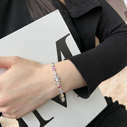 [Charm Aries Jewelry]Radiant Water Drop Shape Daily Bracelet