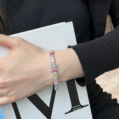 [Charm Aries Jewelry]Delicate Colorful Multi Cut Party Bracelet