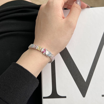 [Charm Aries Jewelry]Delicate Colorful Multi Cut Party Bracelet