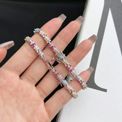 [Charm Aries Jewelry]Radiant Colorful Emerald Cut Party Bracelet