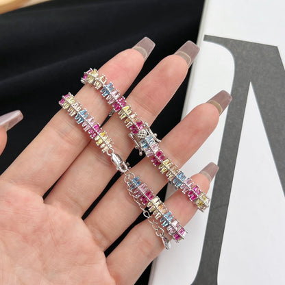 [Charm Aries Jewelry]Sparkling Exquisite Multi Cut Party Bracelet