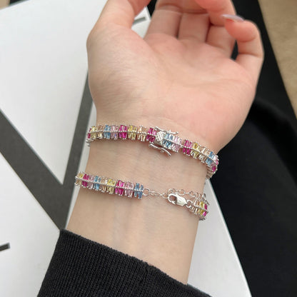[Charm Aries Jewelry]Sparkling Exquisite Multi Cut Party Bracelet