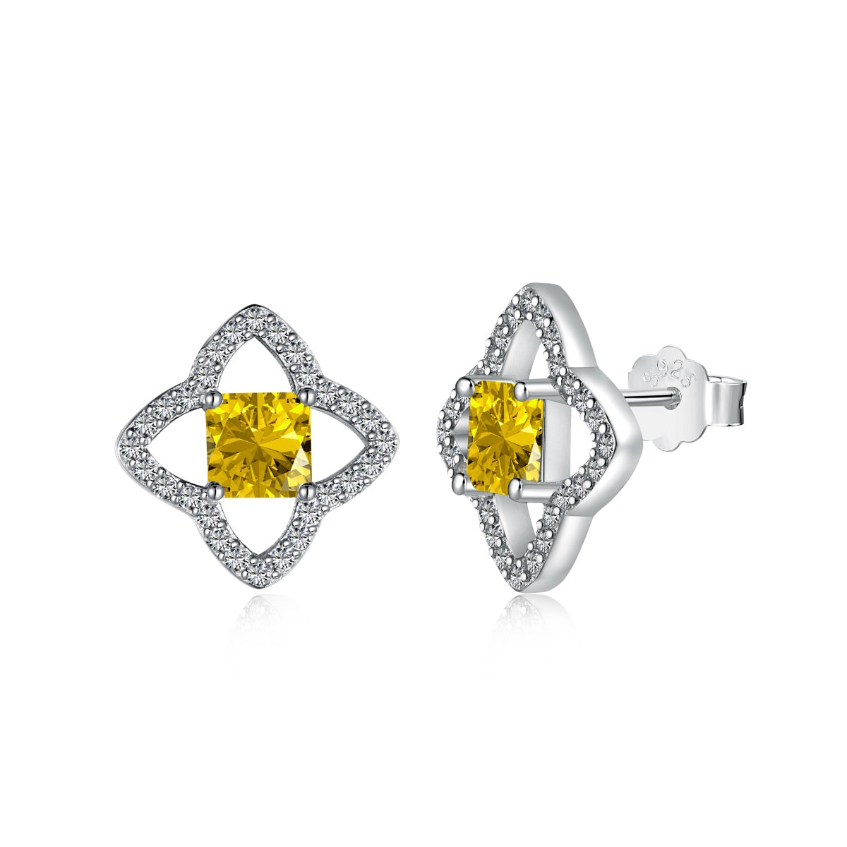 [Charm Aries Jewelry]Elegant Star Shape Princess Cut Daily Earrings