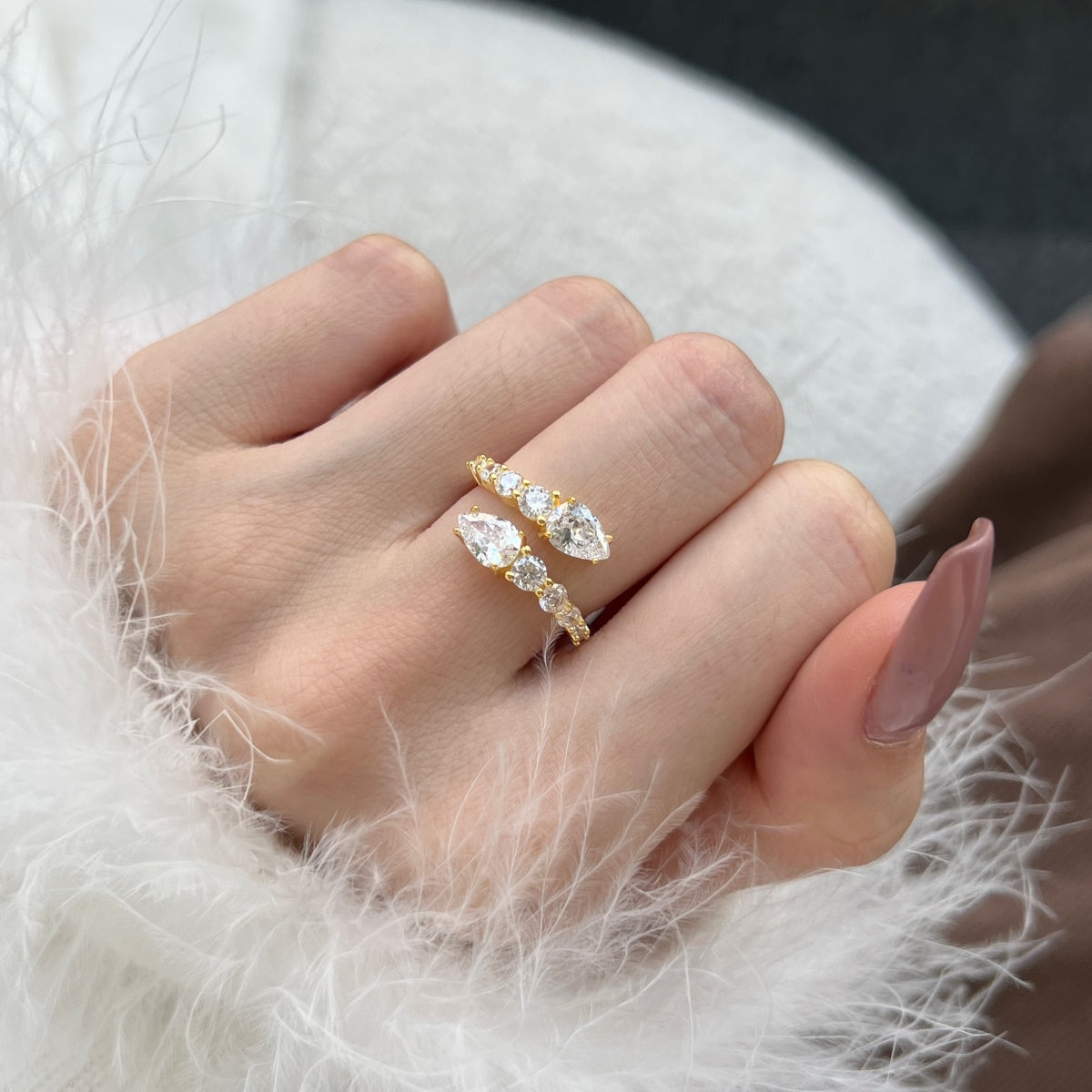 [Charm Aries Jewelry]Delicate Lively Snake Shape Daily Ring