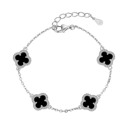 [Charm Aries Jewelry]Four-Leaf Charm Aries Exquisite Bracelet