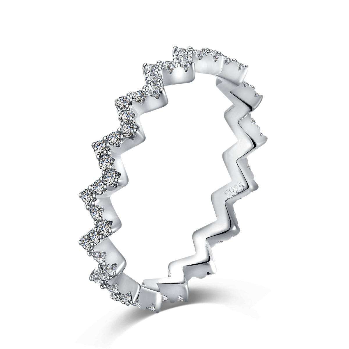 [Charm Aries Jewelry]Delicate Enchanting Wave Shape Daily Ring