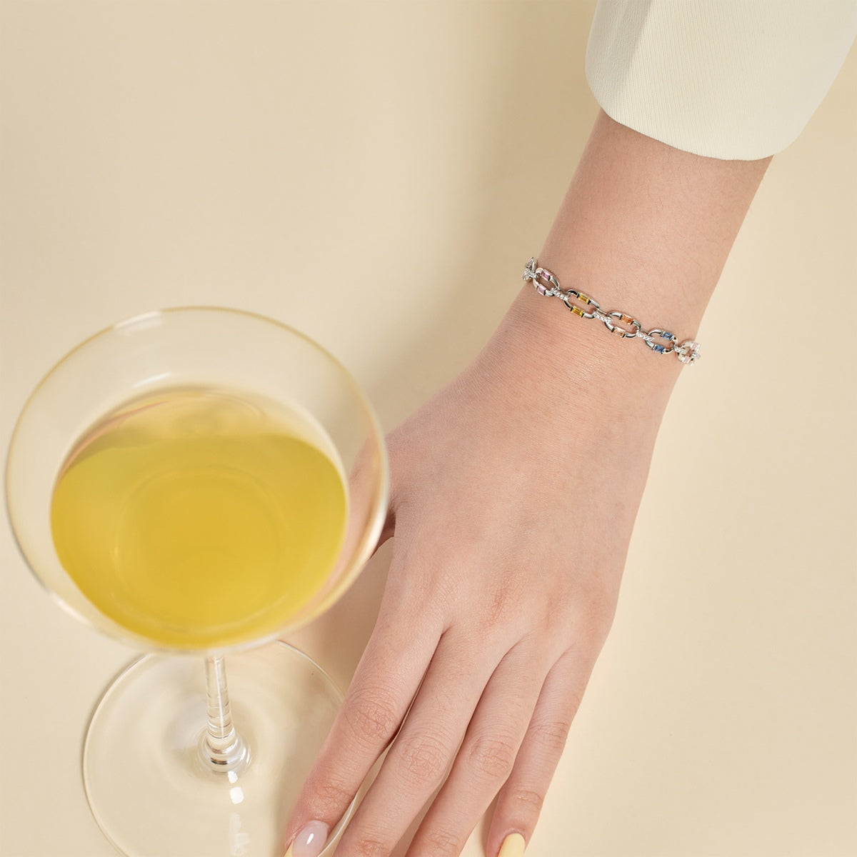 [Charm Aries Jewelry]Dazzling Colorful Daily Bracelet