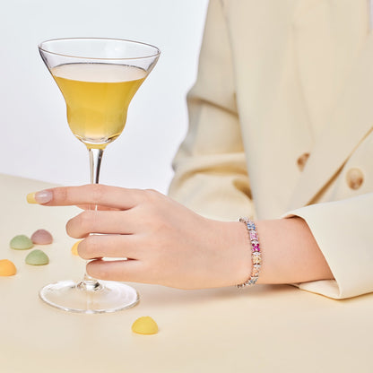 [Charm Aries Jewelry]Delicate Colorful Multi Cut Party Bracelet