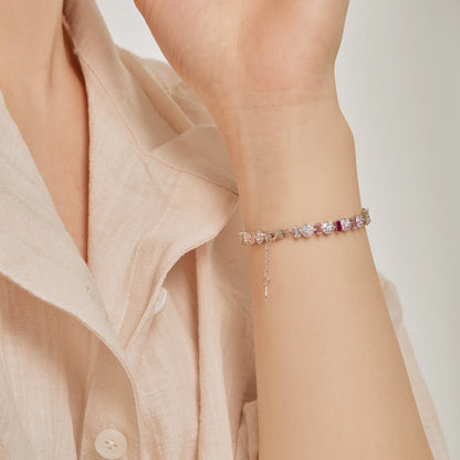 [Charm Aries Jewelry]Radiant Colorful Round Shape Daily Bracelet