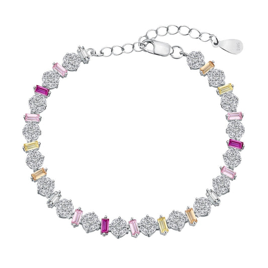 [Charm Aries Jewelry]Radiant Colorful Round Shape Daily Bracelet