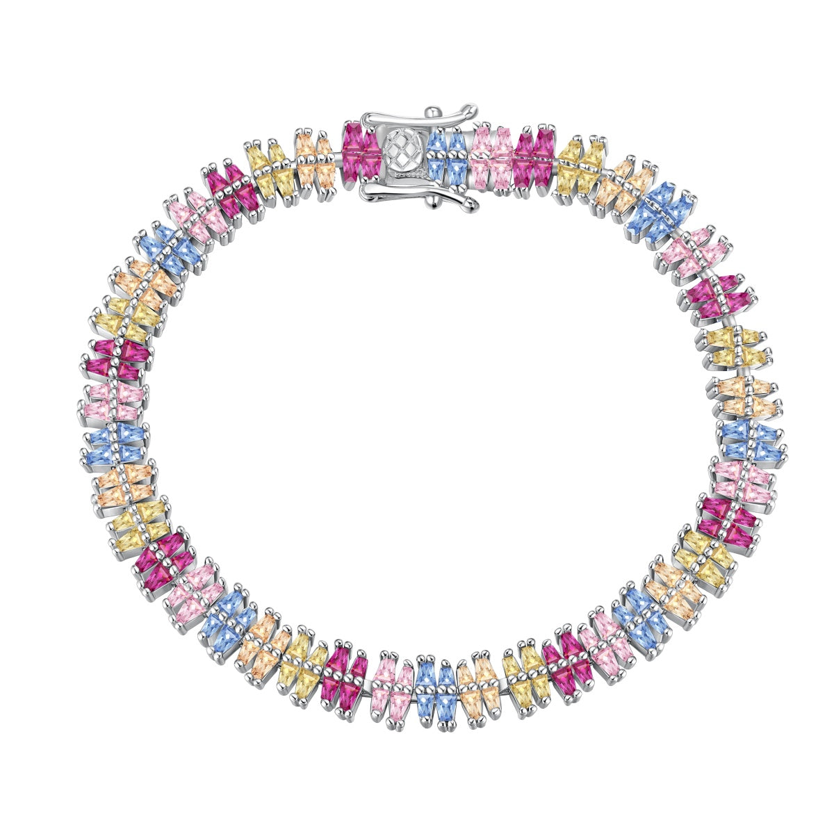[Charm Aries Jewelry]Sparkling Exquisite Multi Cut Party Bracelet