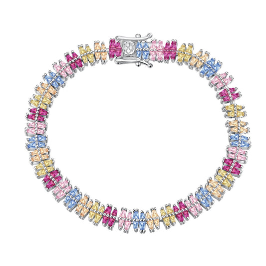 [Charm Aries Jewelry]Sparkling Exquisite Multi Cut Party Bracelet