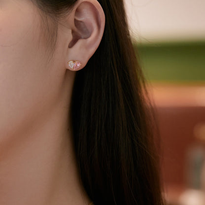 [Charm Aries Jewelry]Dazzling Elegant Heart Cut Lover Earrings