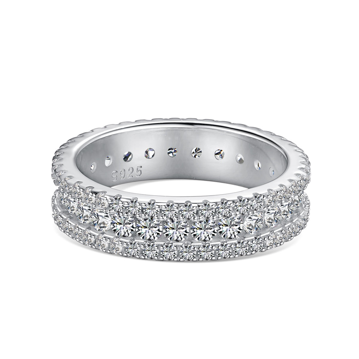 [Charm Aries Jewelry]Delicate Colorful Round Cut Daily Ring