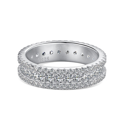 [Charm Aries Jewelry]Delicate Colorful Round Cut Daily Ring