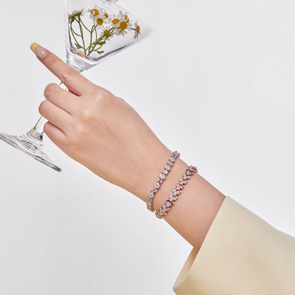 [Charm Aries Jewelry]Dainty Exquisite Flower Shape Daily Bracelet