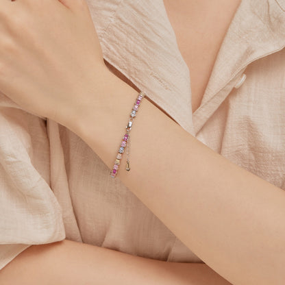 [Charm Aries Jewelry]Delicate Colorful Emerald Cut Party Bracelet