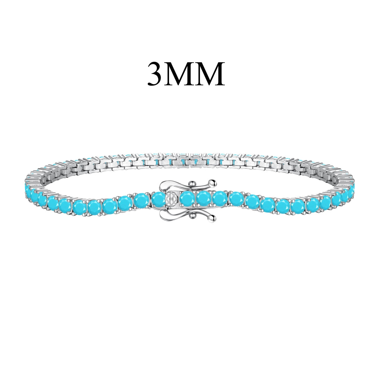 [Charm Aries Jewelry]Dainty Charming Round Cut Tennis Bracelet