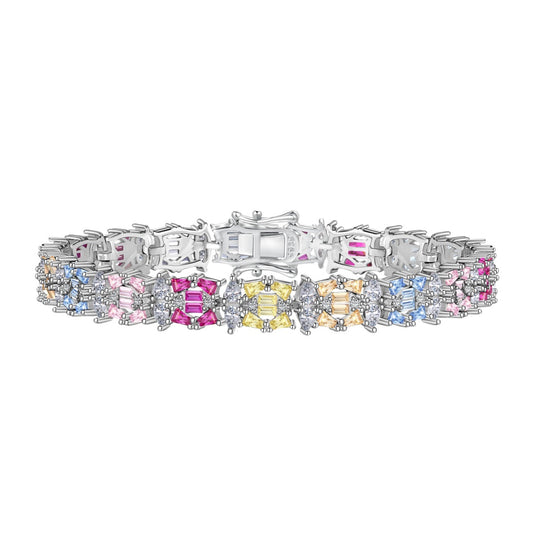 [Charm Aries Jewelry]Delicate Colorful Multi Cut Party Bracelet