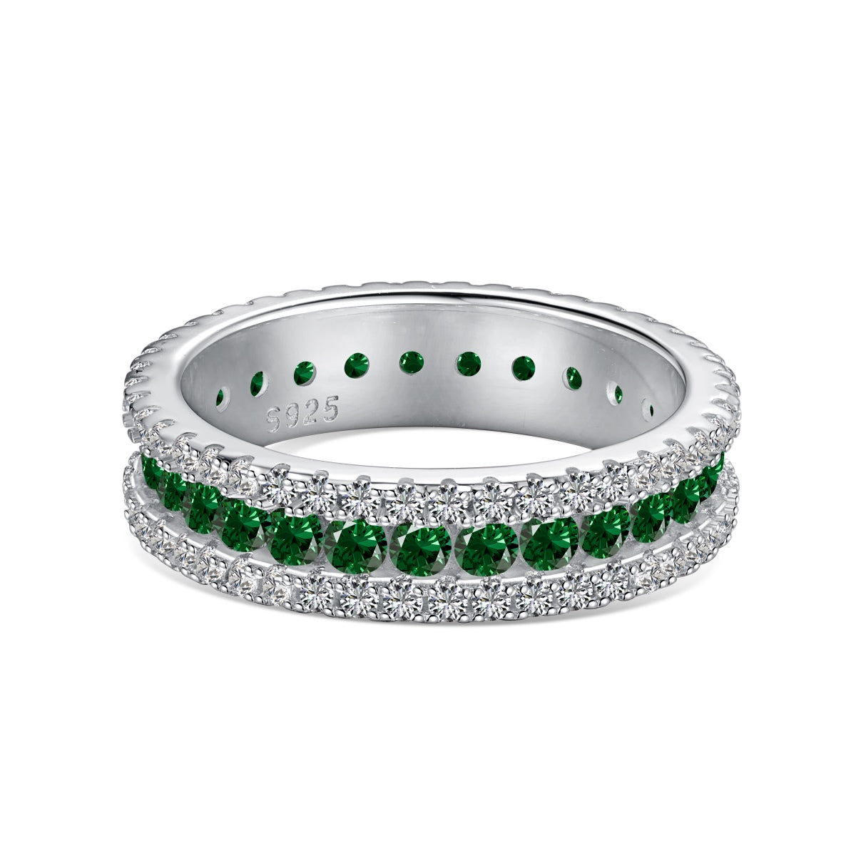 [Charm Aries Jewelry]Delicate Colorful Round Cut Daily Ring