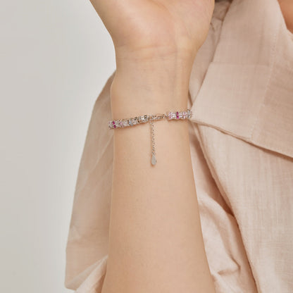 [Charm Aries Jewelry]Unique Colorful Flower Shape Daily Bracelet