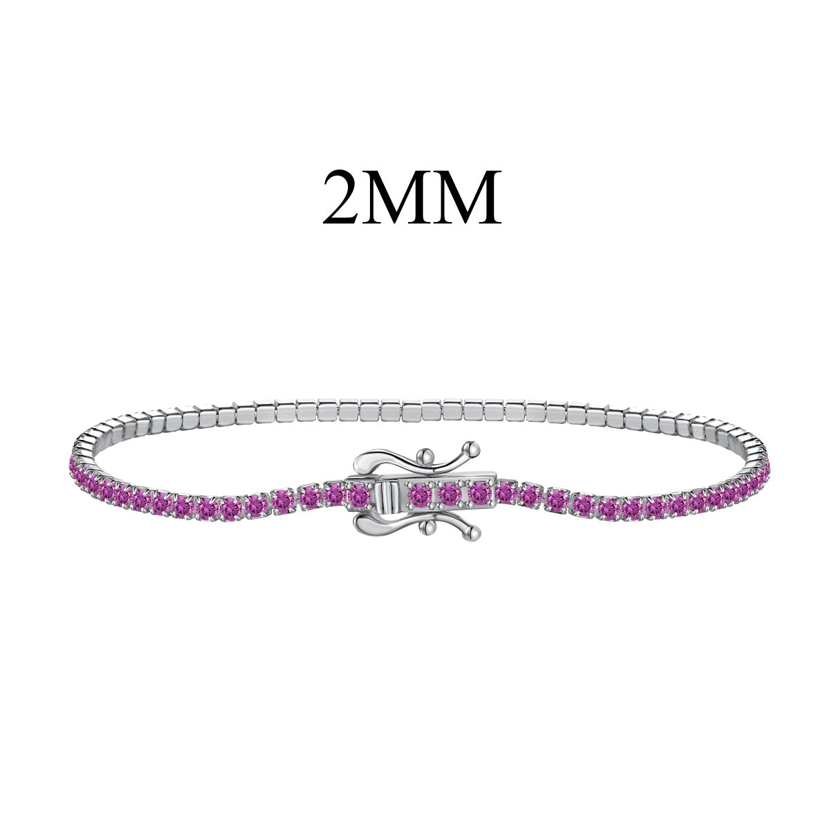 [Charm Aries Jewelry]Radiant Colorful Round Cut Party Bracelet