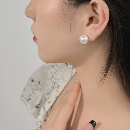[Charm Aries Jewelry]Delicate Pearl Earrings
