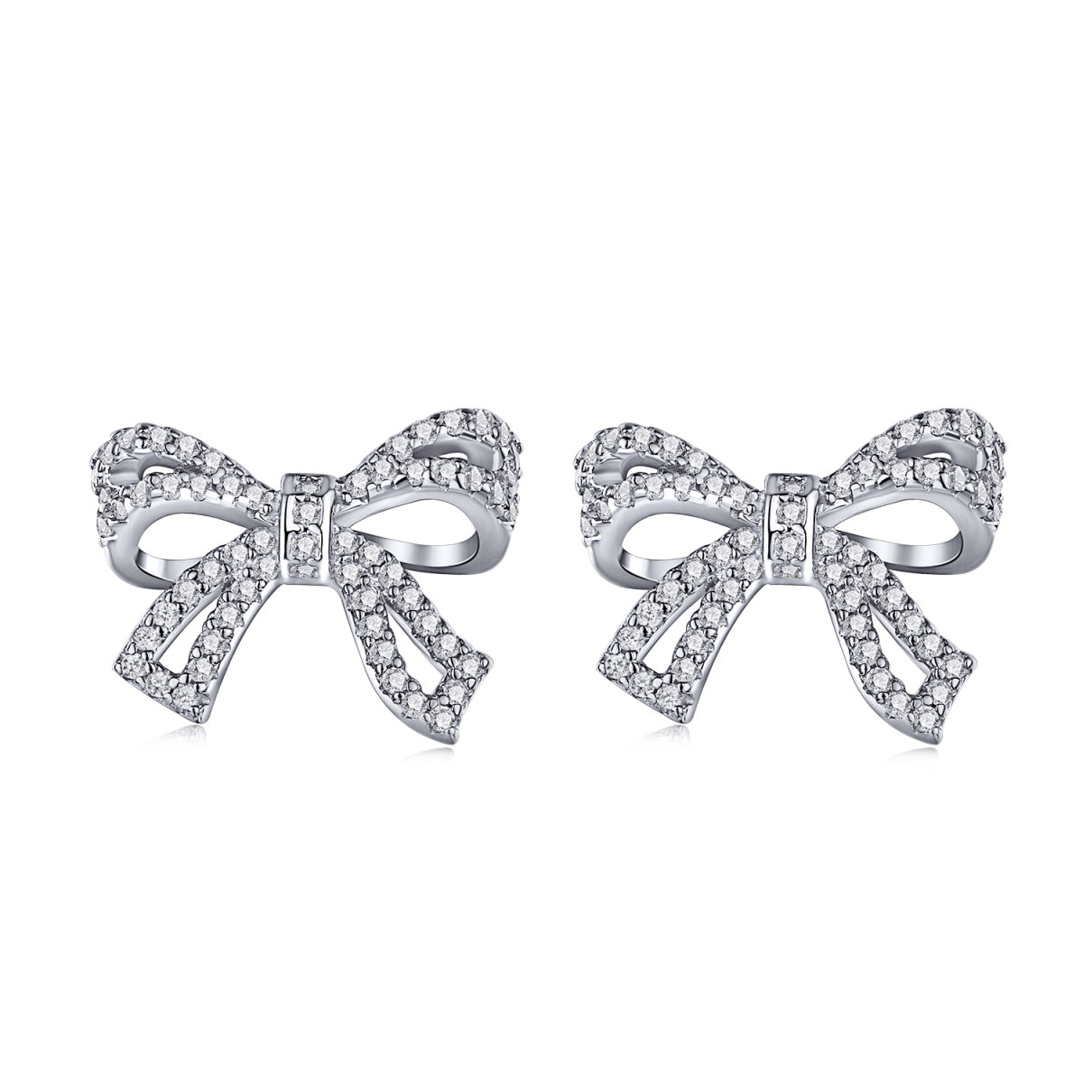 [Charm Aries Jewelry]Dainty Bow Shape Earrings