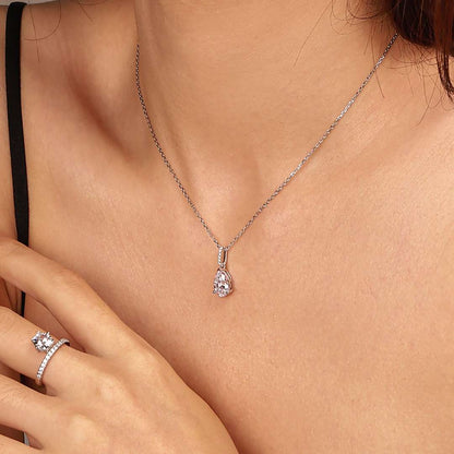 [Charm Aries Jewelry]Delicate Water Drop Shape Fashion Necklace