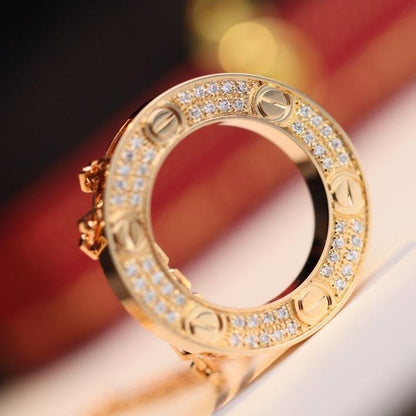 [Charm Aries Jewelry]LOVE NECKLACE ADJUSTABLE ROSE GOLD