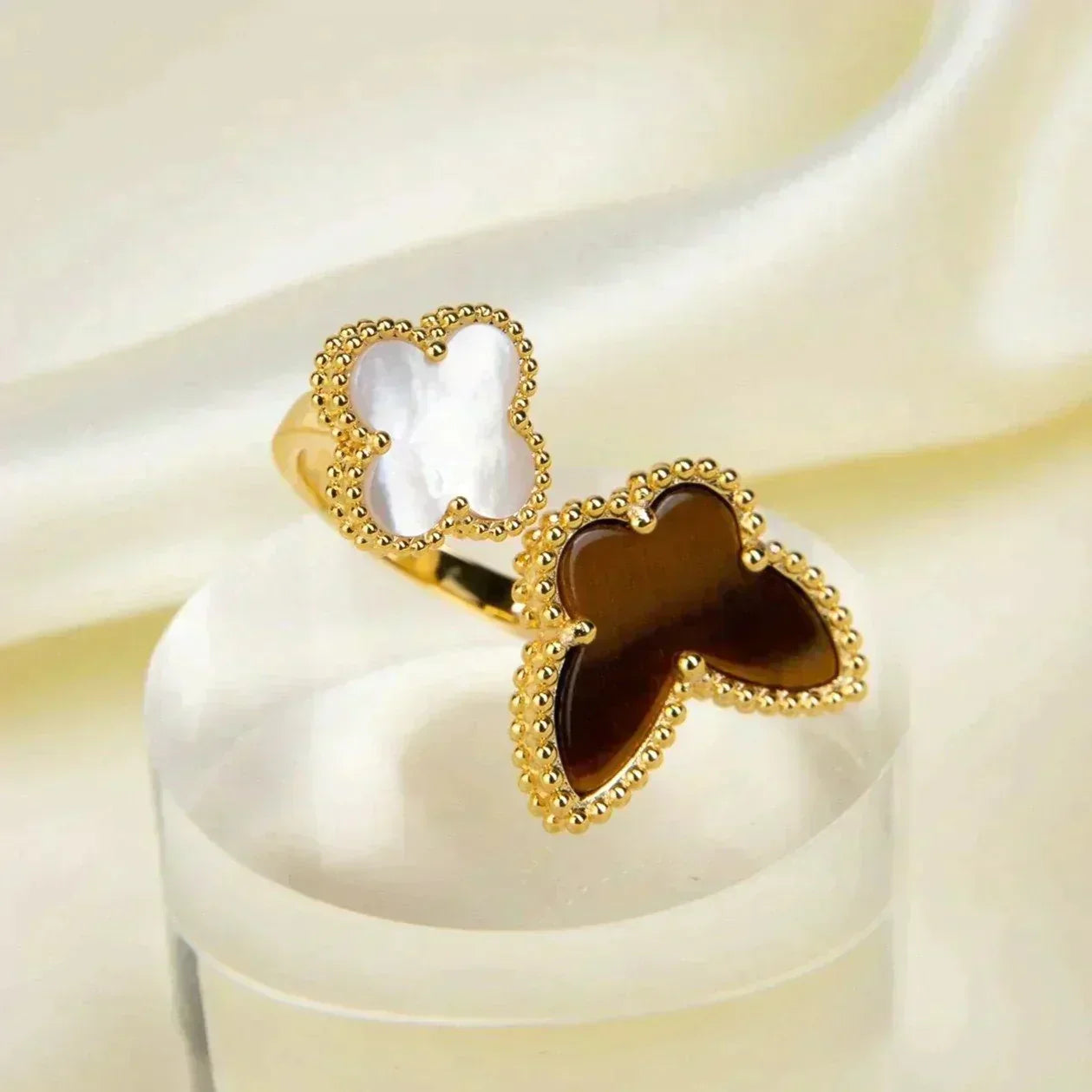 [Charm Aries Jewelry]LUCKY BETWEEN THE FINGER RING