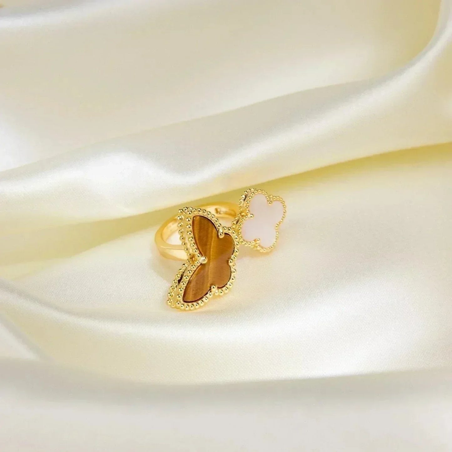 [Charm Aries Jewelry]LUCKY BETWEEN THE FINGER RING