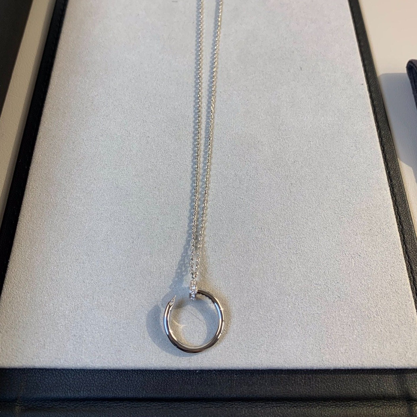[Charm Aries Jewelry]JUSTE NECKLACE SILVER