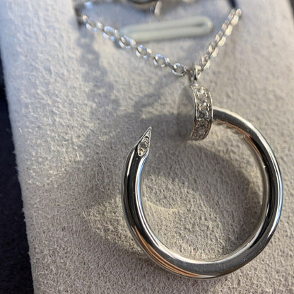 [Charm Aries Jewelry]JUSTE NECKLACE SILVER