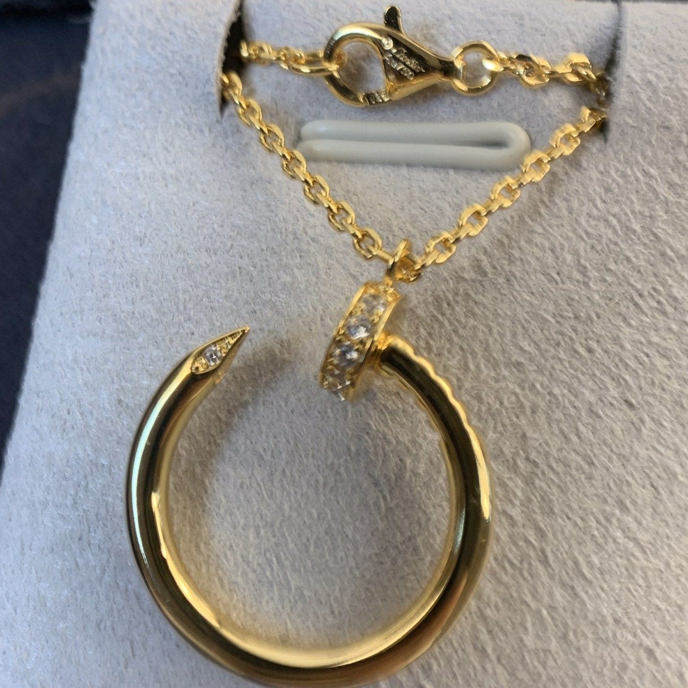 [Charm Aries Jewelry]JUSTE NECKLACE GOLD