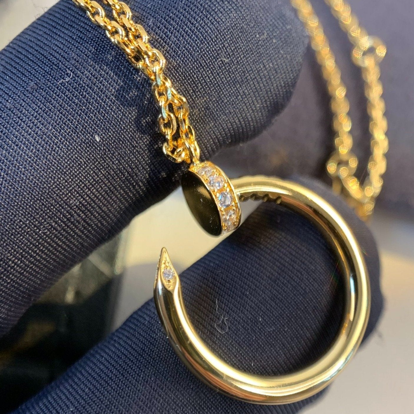 [Charm Aries Jewelry]JUSTE NECKLACE GOLD