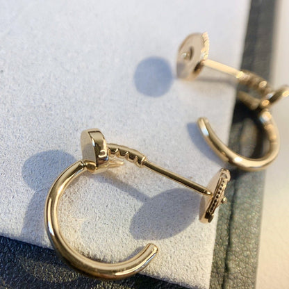 [Charm Aries Jewelry]JUSTE EARRINGS PINK GOLD
