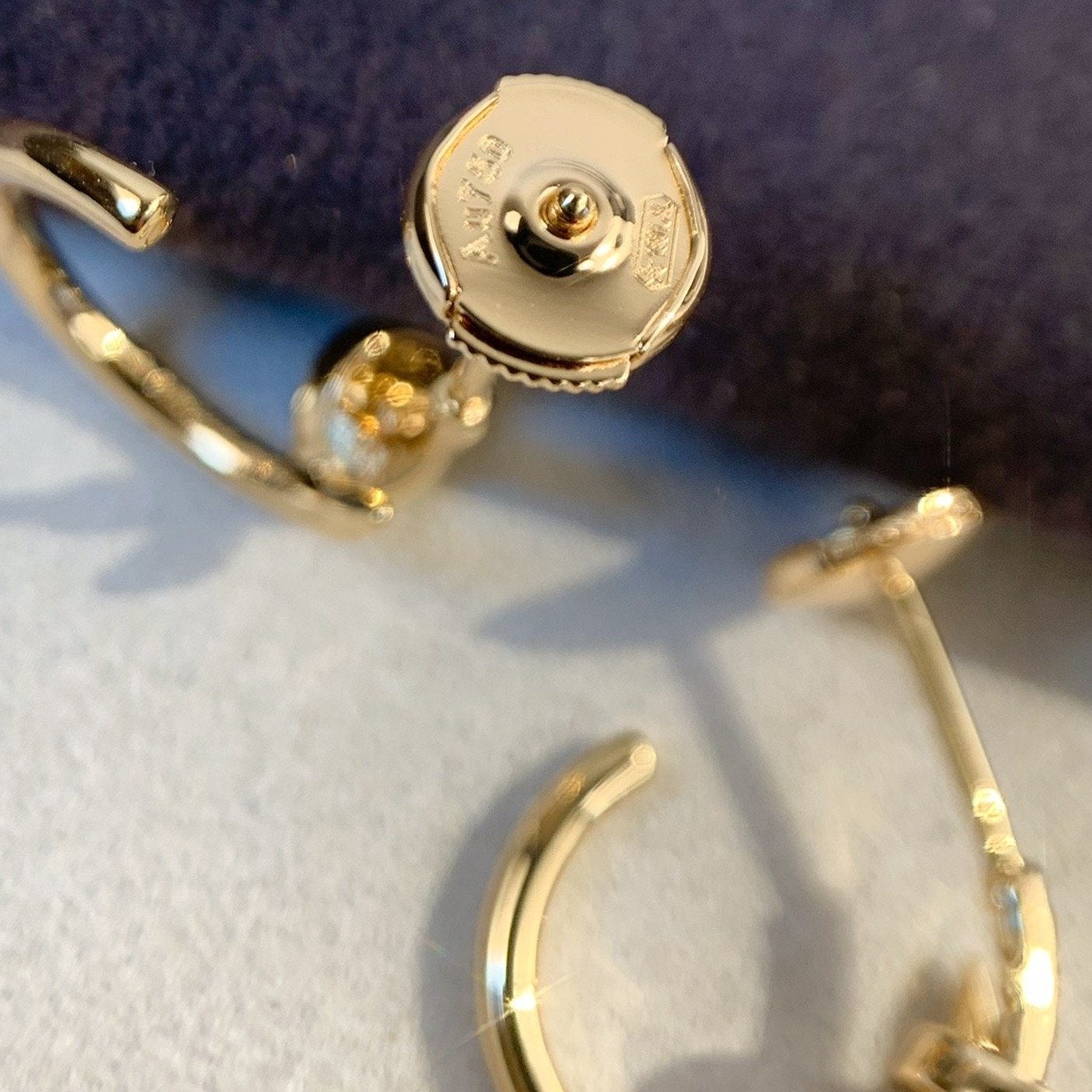 [Charm Aries Jewelry]JUSTE EARRINGS PINK GOLD