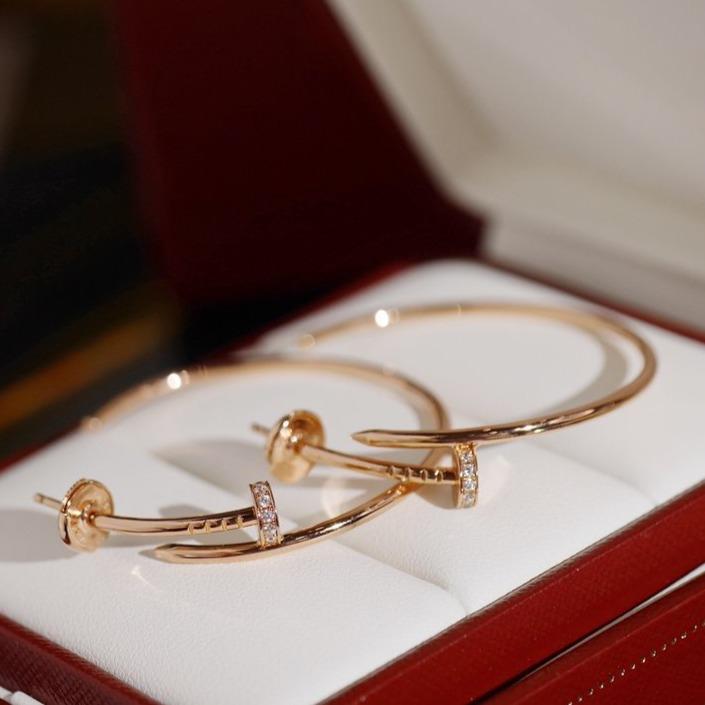 [Charm Aries Jewelry]JUSTE EARRINGS DIAMONDS 1.8MM