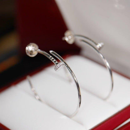 [Charm Aries Jewelry]JUSTE EARRINGS DIAMONDS 1.8MM