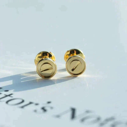 [Charm Aries Jewelry]LOVE EARRINGS GOLD 10MM