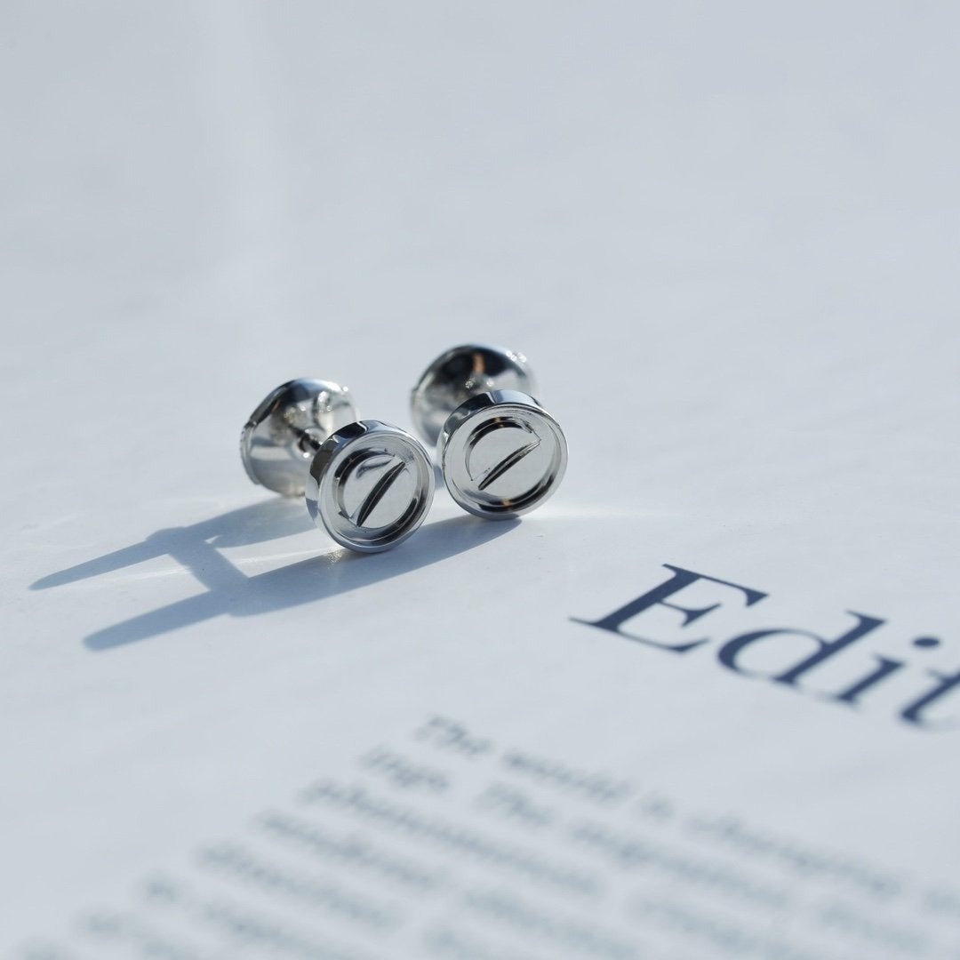 [Charm Aries Jewelry]LOVE EARRINGS SILVER 10MM