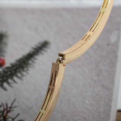 [Charm Aries Jewelry]SERPENTI BRACELET PINK GOLD DIAMOND DOUBLE SNAKE