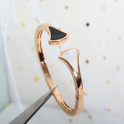 [Charm Aries Jewelry]DREAM BRACELET OPEN PINK GOLD MOP