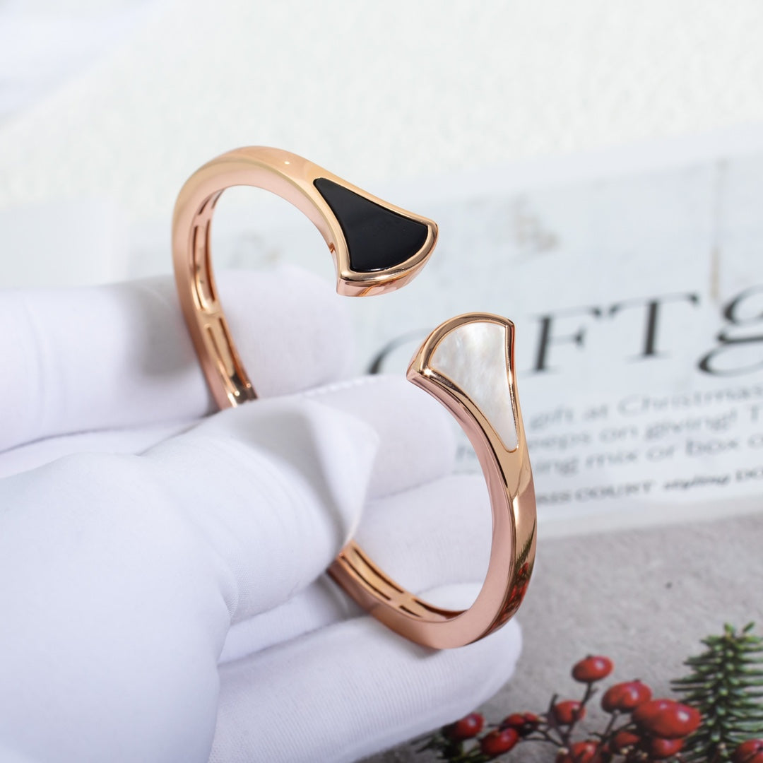 [Charm Aries Jewelry]DREAM BRACELET OPEN PINK GOLD MOP