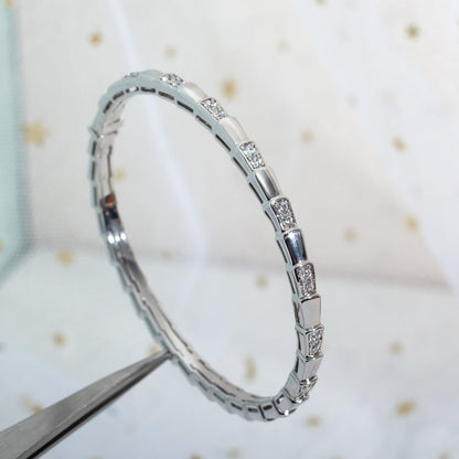 [Charm Aries Jewelry]SERPENTI BRACELET SILVER DIAMOND