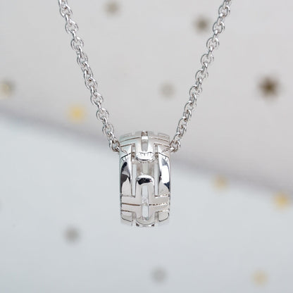[Charm Aries Jewelry]PARENTESI NECKLACE SILVER