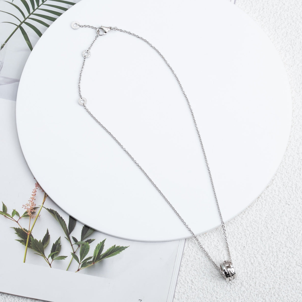 [Charm Aries Jewelry]PARENTESI NECKLACE SILVER