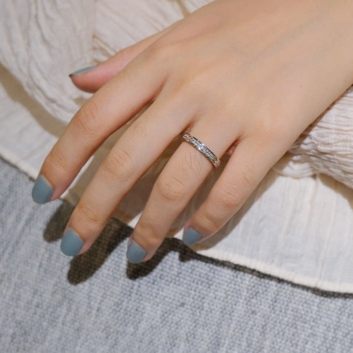 [Charm Aries Jewelry]LOVE RING 2.65MM DIAMOND