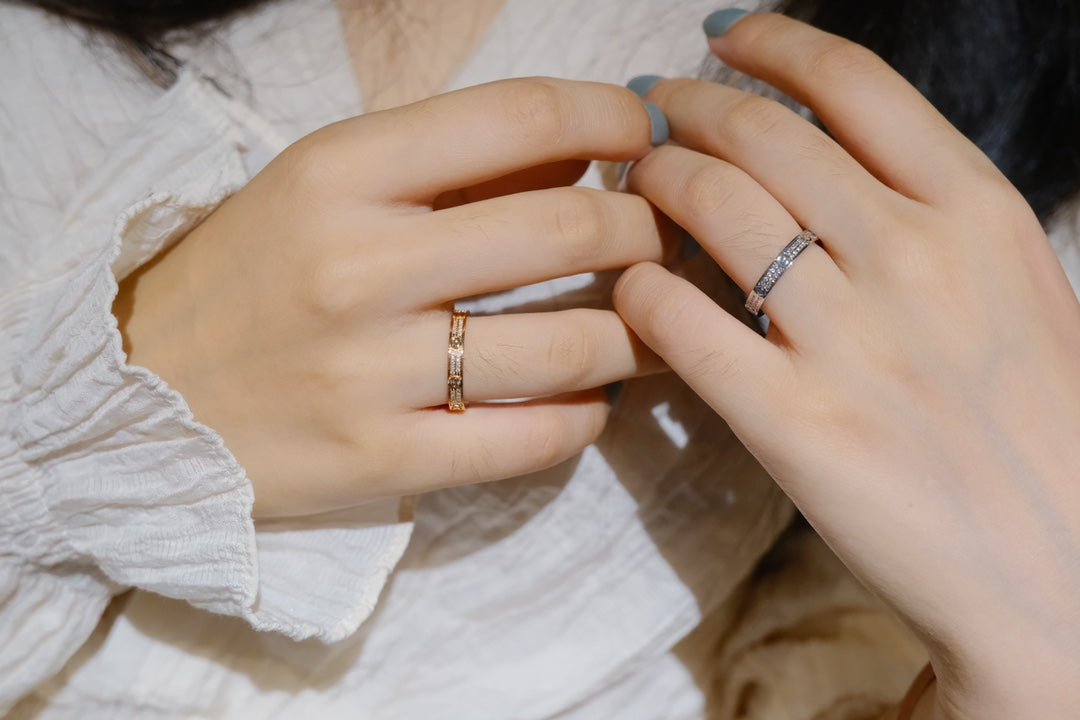 [Charm Aries Jewelry]LOVE RING 2.65MM DIAMOND
